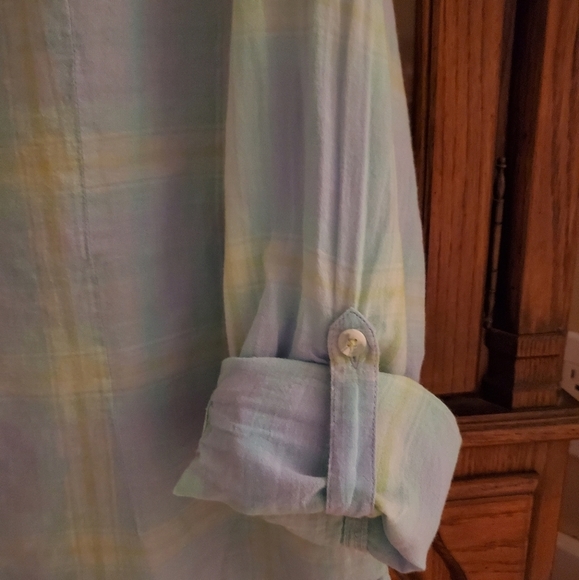 Mossimo Women's Light Multi-Colored Top - Picture 5 of 8